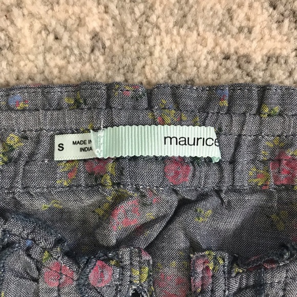 Floral chambray tank top - Small - Picture 3 of 4